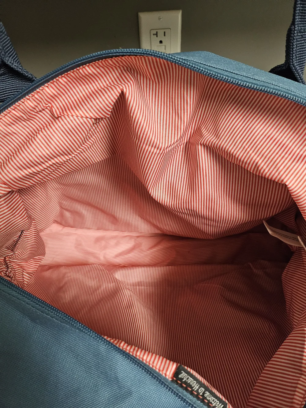 Herschel Supply Company Blue and Orange Men’s Travel Tote Bag